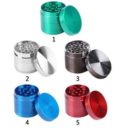 metal ginder 40mm 4 layer tobacco grinder for smoking 5 Colours Zicn alloy cnc teeth Colourful grinders fit dry herb valentines day 8727742