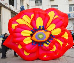 Decoration Inflatable Flowers Inflatable Eye Flower With Light and Blower For 2020 Party Event Stage Decoration3034637