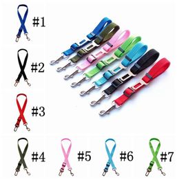 Adjustable Pet Dog Cat Seat Belt Safety Strap Collars Vehicle Tether Car Harness DSP B 002215M6011475