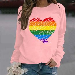 Women's Hoodies Light Long Sleeve Sweatshirt Casual Crewneck Print Fashionable Pullover Hoodie Top For Daily Wear Girl 12