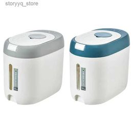 Food Jars Canisters Rice Storage Containers Rice Tank Grain Box Cereal Dispenser Rice And Grain Storage Container Food Dispenser Kitchen Gadgets L240308