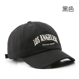 Ball Caps 2024 Hats Fall/winter Woolen Baseball Cap Men's Solid Color Cotton With Thick Ear Protection