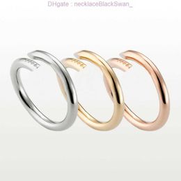 Designer Jewellery Midi love Just a Rings For Women Titanium Steel Alloy Gold-Plated Process Fashion Accessories Never Fade Not Allergic Store13963 L9MM