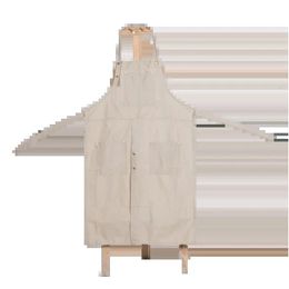 Aprons Y Art Apron Adt Canvas Painting Diy Ceramic Scpture Mud-Retaining Overalls Anti-Oil And Anti-Foing 137X64Cm Drop Delivery Dhkde