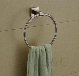 Brushed Nickel 304 Stainless Steel Bathroom Towel Rings YS20098915201