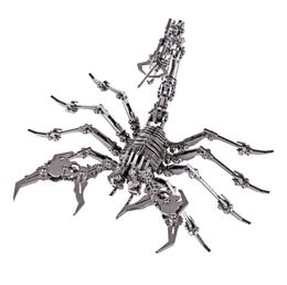 3D Metal Model Puzzle DIY Assembled Scorpion King Dragon Jigsaw Detachable Zodiac Steel Ornament Dropship 2202175845934