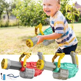 Gun Toys Summer Electric Water Guns Toy Automatic Induction Water Absorbing Burst Water Guns Beach Outdoor Water Fight Toys GiftsL2403