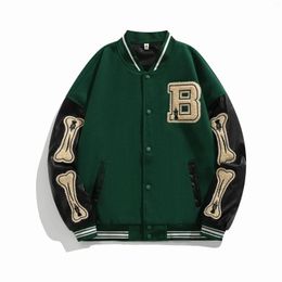 Men's Jackets High Street Coat Spring And Autumn Casual Hip Hop Baseball Suit Loose Jacket Student Trend