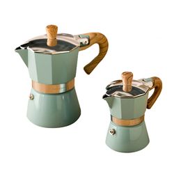 Espresso Coffee Maker Aluminium Mocha Pot Percolator Stove Top Pot 3cup 6cup 150300ml Coffee Machine 240307