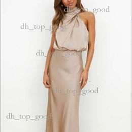 Hot new high-end satin sleeveless dress, fashionable and elegant celebrity light evening dresses dresses 235