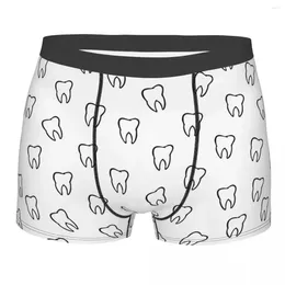 Underpants Men's Boxer Shorts Panties Tooth Teeth Dentist Dentistry Polyester Underwear Male Sexy S-XXL