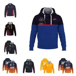 F1 Hoodie Formula 1 Team Racing Hoodies Extreme Sports Event Zipper Hoodie High Quality Harajuku Punk Man Jacket Pullover Car Logo Full Embroidery Jackets af