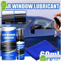 Other Interior Accessories New Car Lubricant Window Door Rubber Strip Softening Spray Anti-Rust Eliminates Noise Maintenance Agent 60M Dhetu