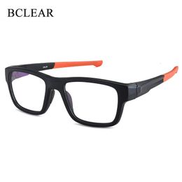 BCLEAR TR90 Sports Male Eyeglasses Frame Prescription Eyewear Spectacle Frame Glasses Transparent Optical Eye Glasses Frames Men 240227