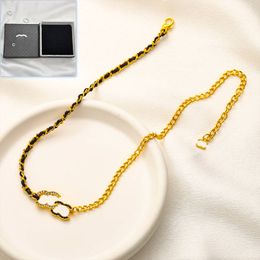 Gold Plated Necklace Designer Jewellery Necklace Luxury Gift Necklace Classic Design High Quality With Box Women Jewellery Necklace