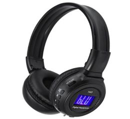 N65 Bluetooth Headset Digital 4 in 1 Multifunctional Deep Bass Foldable Wireless Stereo Earphone With Mic LCD FM Radio1619806