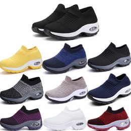 Large size men women shoes cushioned flying woven sports shoes foot covers foreign trade casual shoes GAI socks shoes fashionable versatile 35-44 60