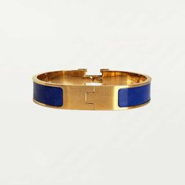 Classic Bangle High Quality Designer 18K Gold Bracelet Men Women Birthday Gift Mothers Day Jewellery Holiday Gift 240308