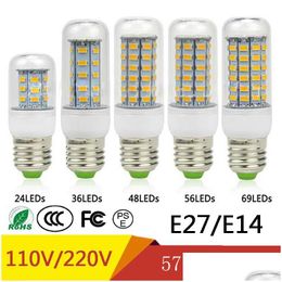 Led Bulbs Smd5730 E27 Gu10 B22 E14 G9 Led Lamp 7W 12W 15W 18W 20W 220V 110V 360 Angle Smd Bb Corn Drop Delivery Lights Lighting Lighti Dhrlq