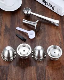 Stainless Steel Metal Philtres Capsule Pod Coffee Tamper Compatible for Nespresso and Vertuo Plus machines Q01094399025