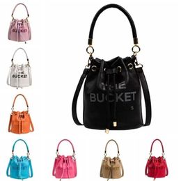 Famous The Bucket Bags Designer Handbag Crossbody Bag Fashion String Buckets PU Multi Colour High Quality230H