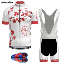 SPTGRVO 2020 Cherry blossoms cycling clothing men women cycling jersey bicycle shirt mtb bike dress Cycle jersey cyclist outfit3906461