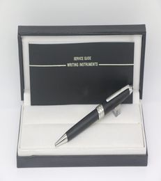 Ballpoint pen Matte Black body with silve trim Monte Collection pens stationery school office supplies with Serial Number pen7569136