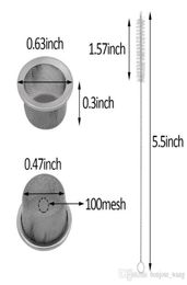 Stainless Steel Metal Screen filters Smoke Accessories about 063 inches for Crystal Quartz Smoking pipes9346245