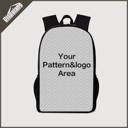 Personalized Customized Bags 3D Printing Laptop Backpacks Women Men Travel Bagpacks School Bags Mochilas Bookbags Rucksack Bolsas 322c