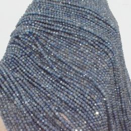 Loose Gemstones Natural Sapphire From Sri Lanka Faceted Round Beads 2.3mm