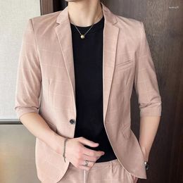 Men's Suits 10389 - Customised Suit Set Slim Fitting Business And Professional Formal Attire Interview Casual Jacket