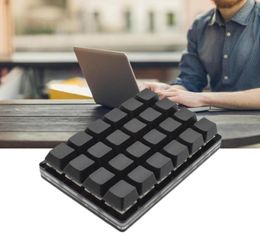 Keyboards Black 24key Keypad Mechanical Keyboard Custom Shortcut Keys Programmable Hardware Macro Auto Click On SayoDevice2020899