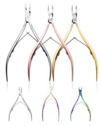 Fingernail Toenail Cuticle Nipper Trimming Stainless Steel Professional Nail Clipper Cutter Cuticle Scissor gift9209289