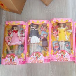 أنيمي Cardcaptor Sakura Doll BJD Figure Doll Change Sakura Kawaii Action Action Action Toys Christmas Toys For Girls 240301