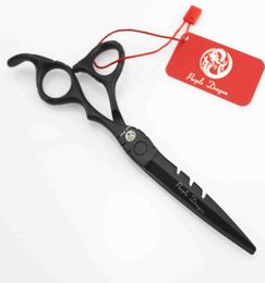 Black Hair cutting scissors 6 INCH or 55 INCH for choose Black baking finish surface 440C Simple packing 1PCSLOT NEW6886413
