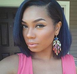 360 Lace Frontal Wig Straight Short Human Hair Bob Wigs For Black Women with Baby Hair 10inch 1305606408