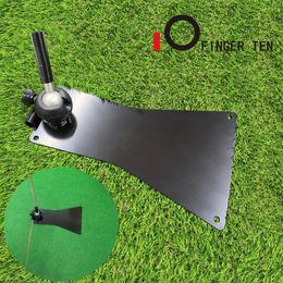 Black Alignment 360° Adjustable Golf Swing Trainers Practise Plate Putter Training Tool Accessories Outdoor Drop 240227