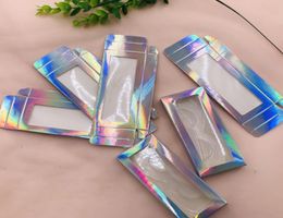 Mink lashes boxes holographic lashes packing can be custom private label whole clear trays lashes box1365436
