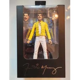 Anime Manga Original Queen Freddie Mercury Action Figure Live At Wembley Stadium Figurnies Cartoon Model Gifts Birthday Gift Model Toy J240308