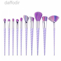 Makeup Brushes 10Pcs Makeup Brushes Set Professional Powder Foundation Eyeshadow Lip Eye Liner Cosmetic Brush Kit Maquillaje Shaving 240308