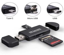 Multi USB20 TYPEC Micro USB OTG with SD TF Card Reader for Computer MacBook Tablet4957187