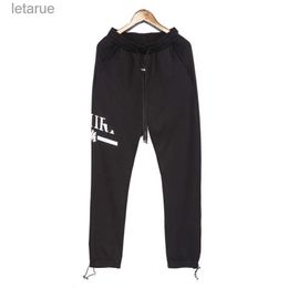 Pants fashion designer sweat pants star cargo pants filled high jogger letter hip high Sports quick dry tassel 240308