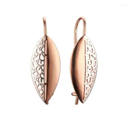 Dangle Earrings 7 Style Womens 585 Rose White Gold Colour Leaf WithouStone Drop Jewellery
