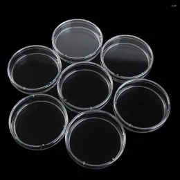 Storage Bottles Supplies Plastic 55x15mm Transparent 90x15mm Sterile Petri Dishes Clear Dish Bacteria Culture