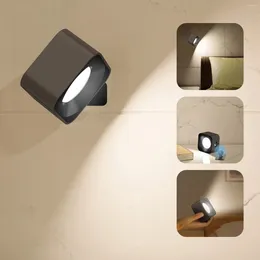 Wall Lamp Led USB Charging Indoor Magnetic Cabinet Bedside Book Portable Touch