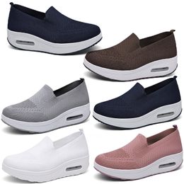 new breathable casual men women's shoes with fly woven mesh surface GAI featuring a lazy and thick sole elevated cushion sporty rocking shoes 35-45 54