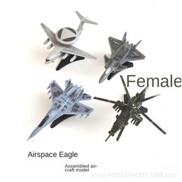 China Aircraft Modle Airspace Eagle 10 Armed Helicopter Plastic Assembled Fighter Warning 2000 Military Toy Childrens Gift