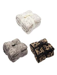 Blankets Blankets Leopard Print Sofa Blanket Cheetah Veet Airconditioning Suitable For Air Conditioning250H Drop Delivery 2022 Hom2310260