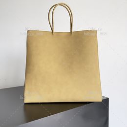Bags Tote 10A Shopping bag Paper Cow Leather Made Mirror 1:1 quality Designer Luxury bags Fashion Shoulder bag Handbag Woman Bag Medium With Gift box set WB110V