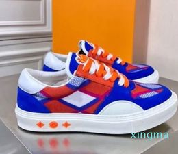 2024 new fashion High End Men Sneakers Casual Shoes Colour Blocking